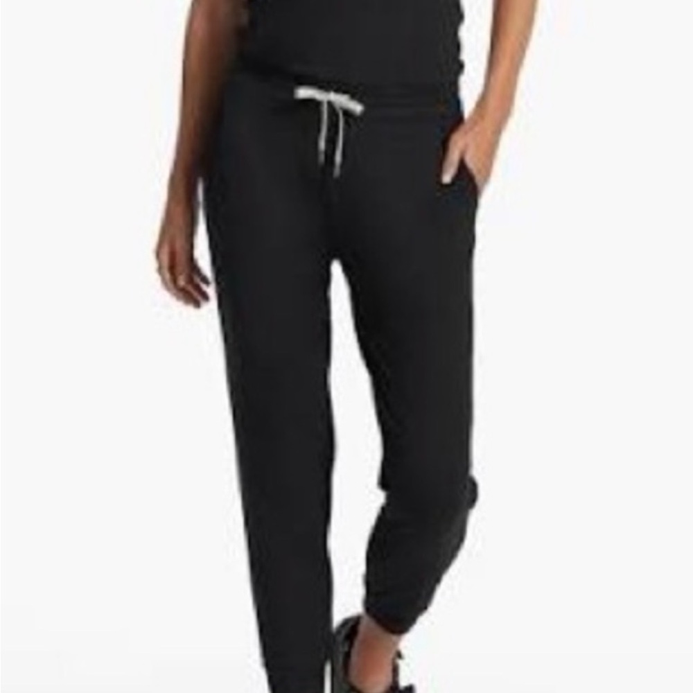 Vuori Black Dreamknit Jogger Jumpsuit Size M